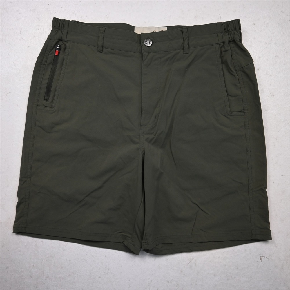 Duck Camp Mx7.25" Green Zip Pocket Outdoor Mens Shorts